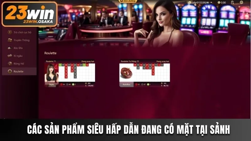 Các sản phẩm siêu hấp dẫn đang có mặt tại sảnh